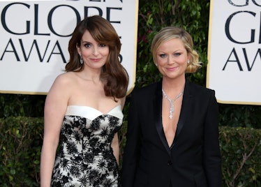 Tina Fey & Amy Poehler at the Golden Globes