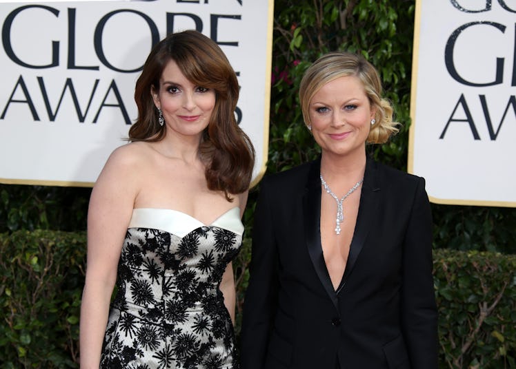 Tina Fey & Amy Poehler at the Golden Globes