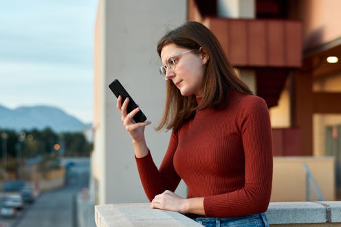 woman, phone