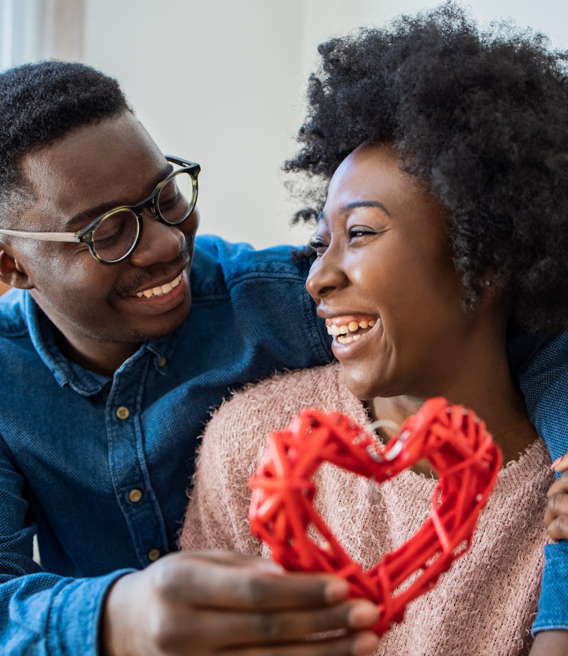 a couple on valentine's day
