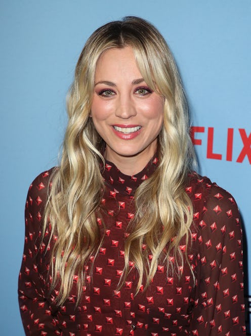 Kayley Cuoco's reaction to her Golden Globes nomination. Photo via Getty Images
