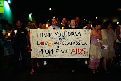 People with AIDS remember and thank Princess Diana