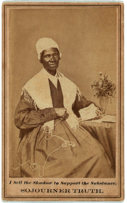 An archival image of Sojourner Truth.