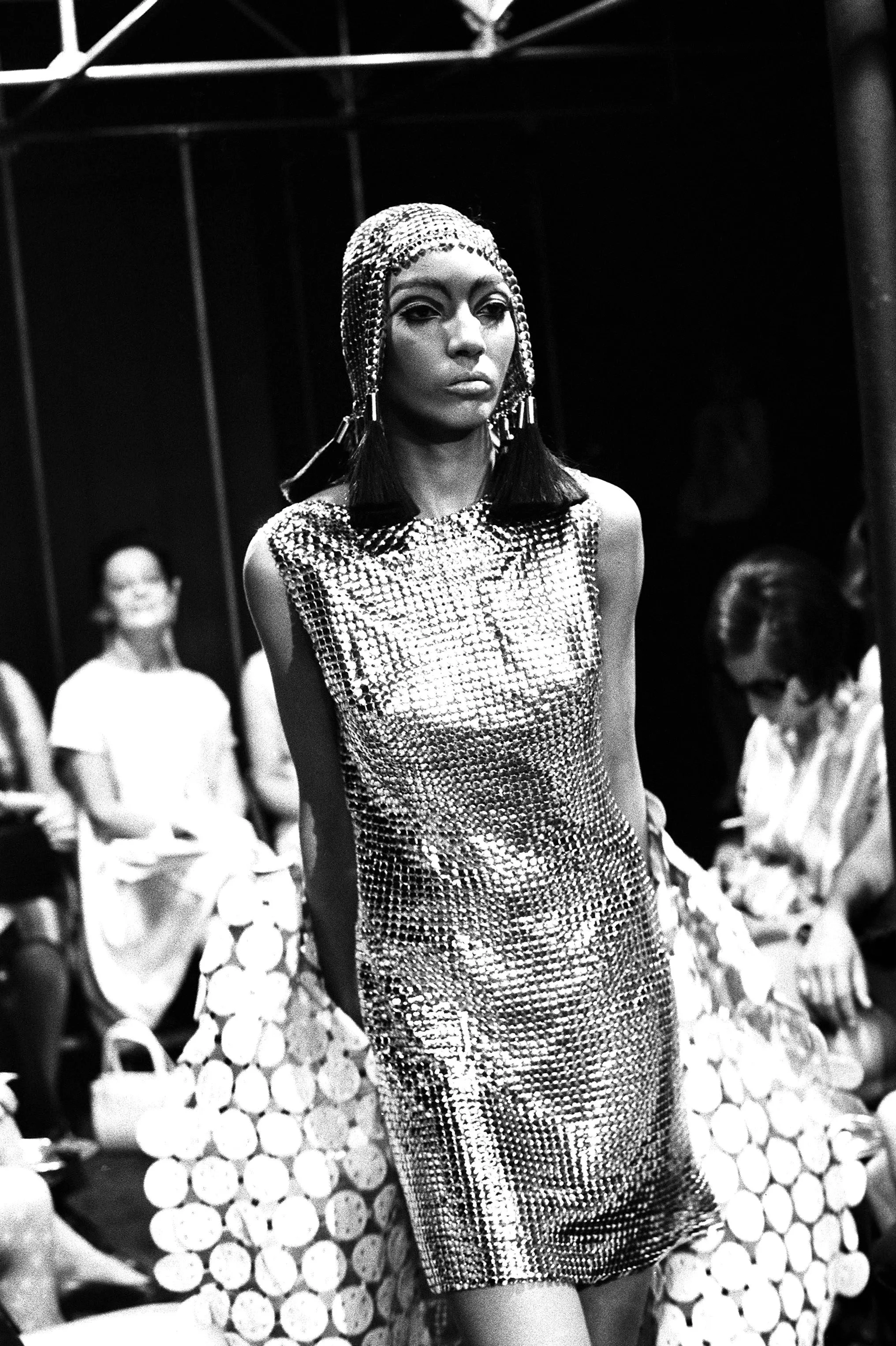 iconic runway dresses When fashion becomes performance. In 1999, Shalom Harlow closed the show  for Alexander McQueen in one of the most iconic moments in runway history.  A dress transformed live, blurring the line between