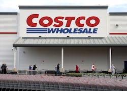 Costco storefront in an article about costco appetizers for the super bowl