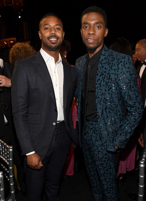 Michael B. Jordan and Chadwick Boseman at the 47th AFI Life Achievement Award honoring Denzel Washin...