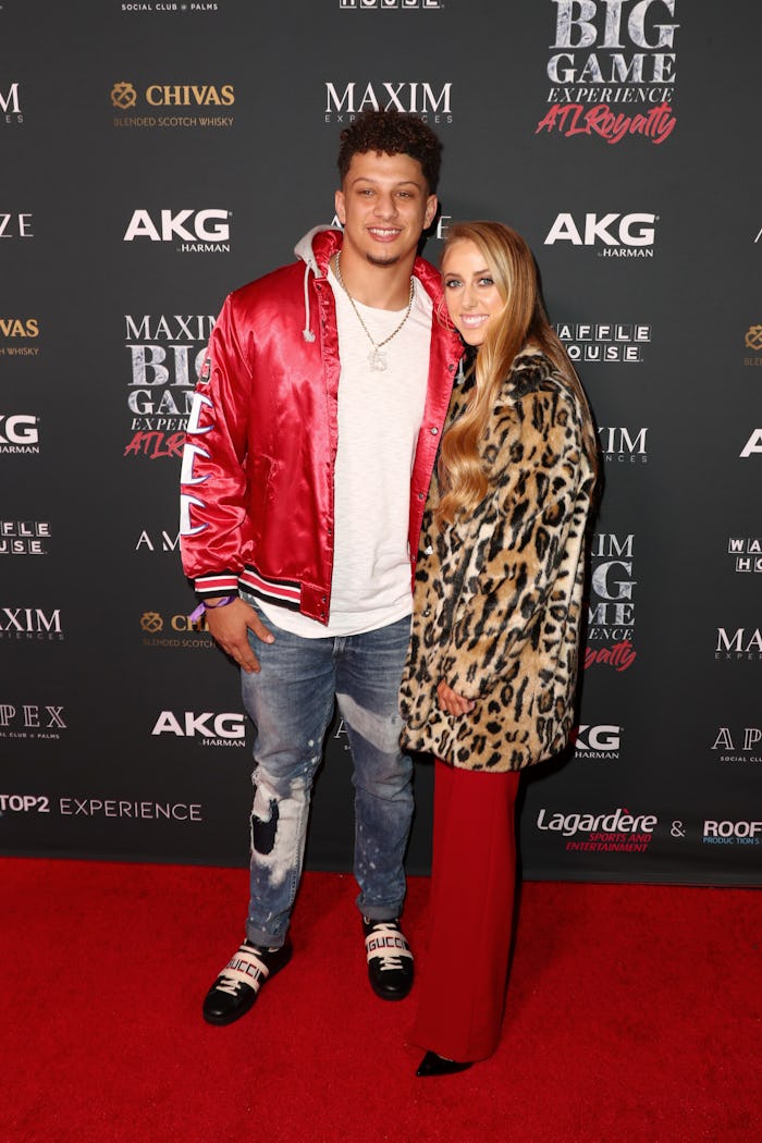 Patrick Mahomes’ fiancée enjoys a donut before the big game