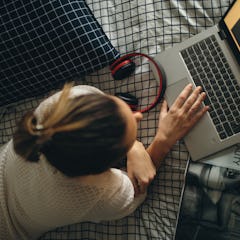 woman on laptop