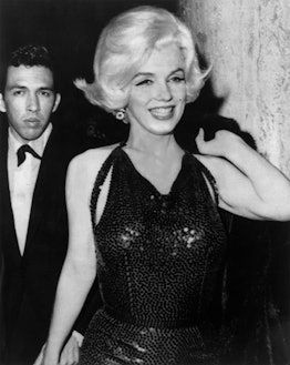 Marilyn Monroe big hair golden globes 1962