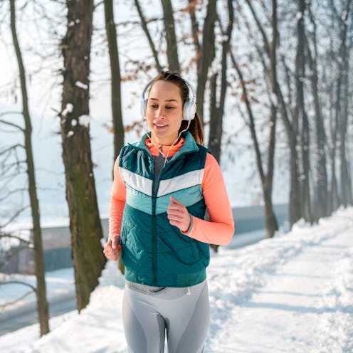 Winter running. Photo: bluecinema/E+/Getty Images