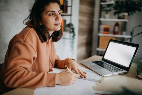 student, studying