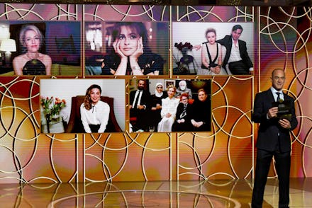 The Golden Globes award nominees attending the event via Zoom