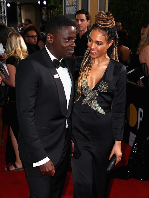 Daniel Kaluuya and Amandla Crichlow at the 2018 Golden Globes. Photo via Getty