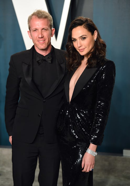 Gal Gadot and Jarson Varsano at the 2020 Vanity Fair Oscars party. Photo via Getty