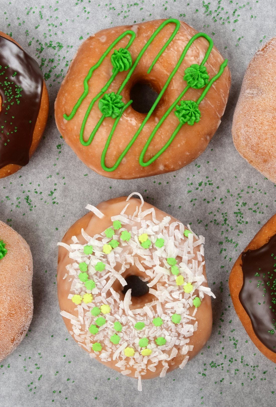 St. Patrick's day doughnuts are the perfect treat.