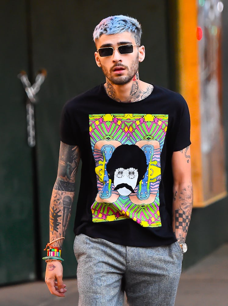 Singer Zayn Malik is seen walking in soho on June 28, 2018 in New York City. 