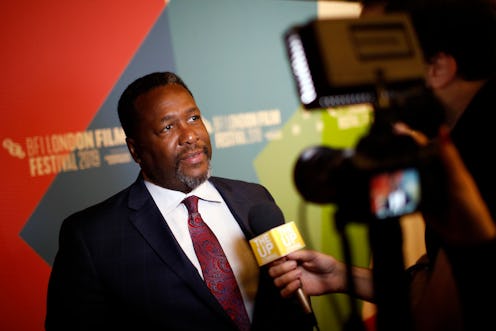 LONDON, ENGLAND - OCTOBER 02: Wendell Pierce speaks to the media at the "Clemency" UK Premiere durin...