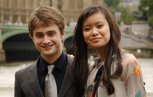 The cast of Harry Potter And The Order Of The Phoenix, (left to right) Daniel Radcliffe and Katie Le...