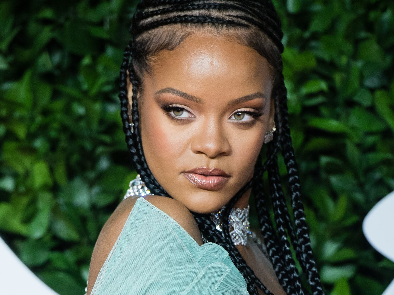 Rihanna arrives at The Fashion Awards 2019 held at Royal Albert Hall on December 02, 2019 in London,...