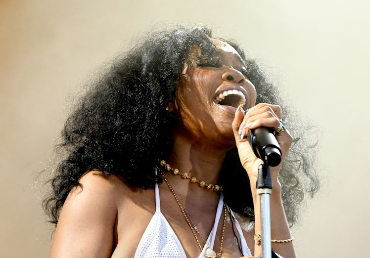 VIRGINIA BEACH, VIRGINIA - APRIL 27: SZA performs onstage at SOMETHING IN THE WATER - Day 2 on April...