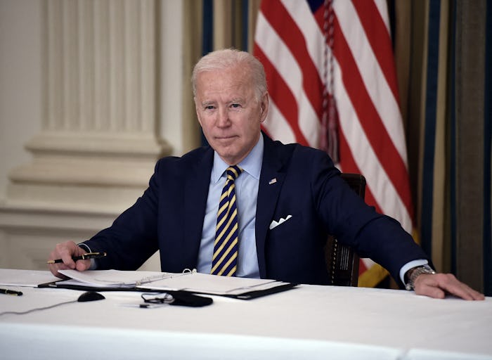 President Biden thinks July 4 might see a return to some normalcy.