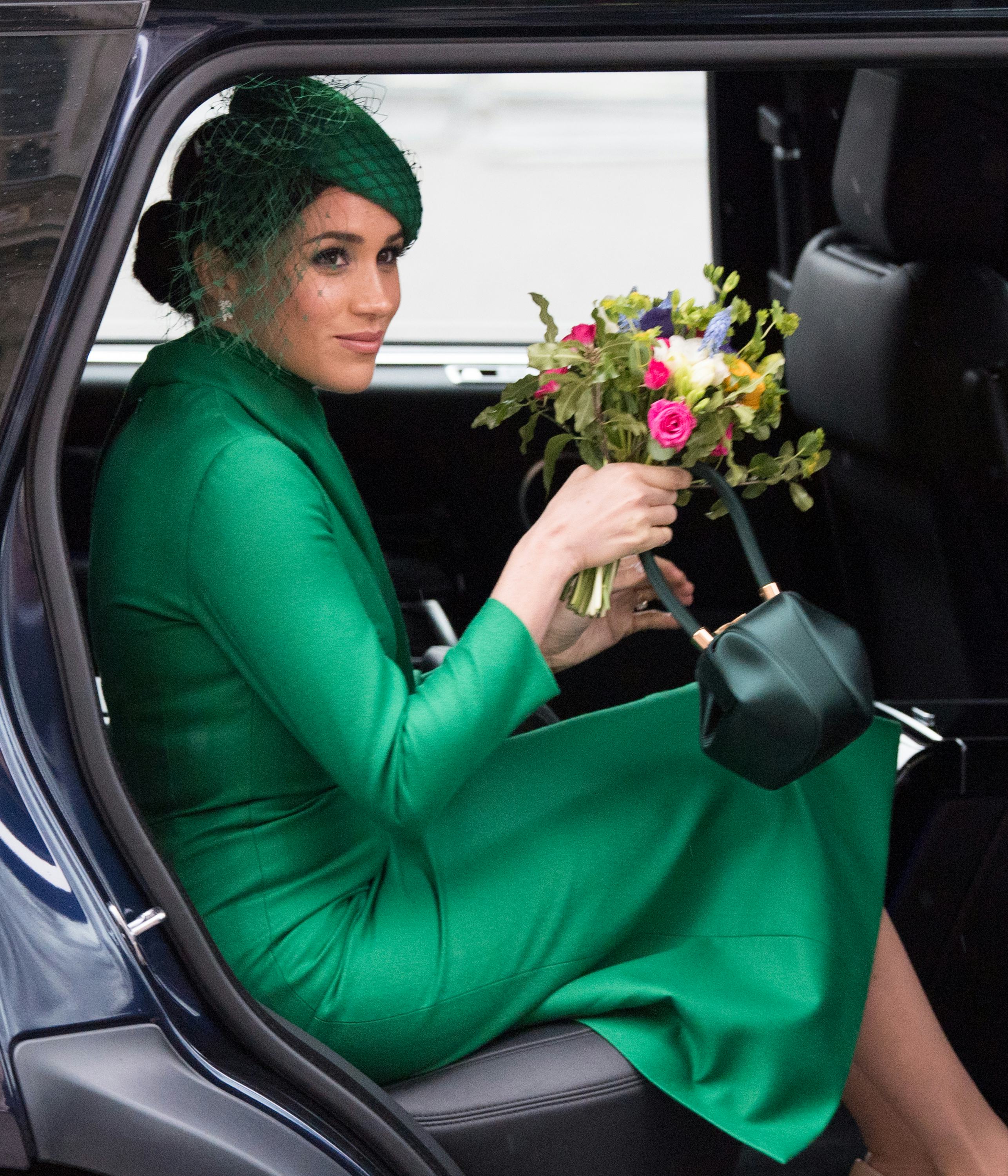 LONDON, ENGLAND - MARCH 09:  Meghan, Duchess of Sussex attends the Commonwealth Day Service 2020 on ...