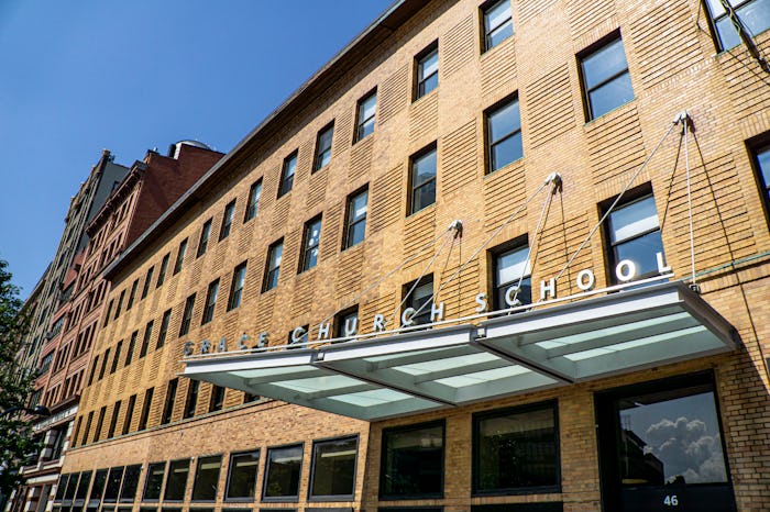 A Manhattan private school is encouraging parents to use more inclusive language.