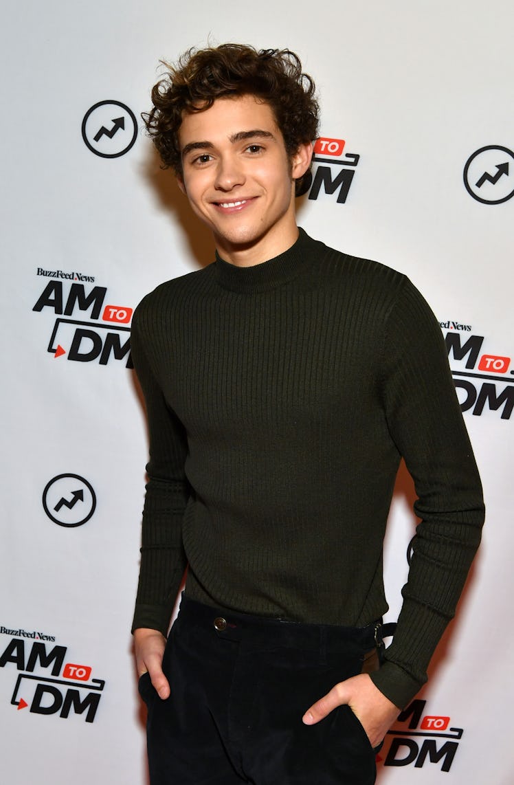 Actor Joshua Bassett visits BuzzFeed's "AM To DM" to discuss Disney+ web television series "High Sch...