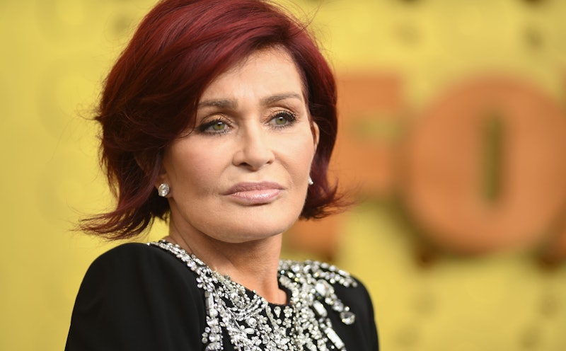 British personality Sharon Osbourne arrives for the 71st Emmy Awards at the Microsoft Theatre in Los...