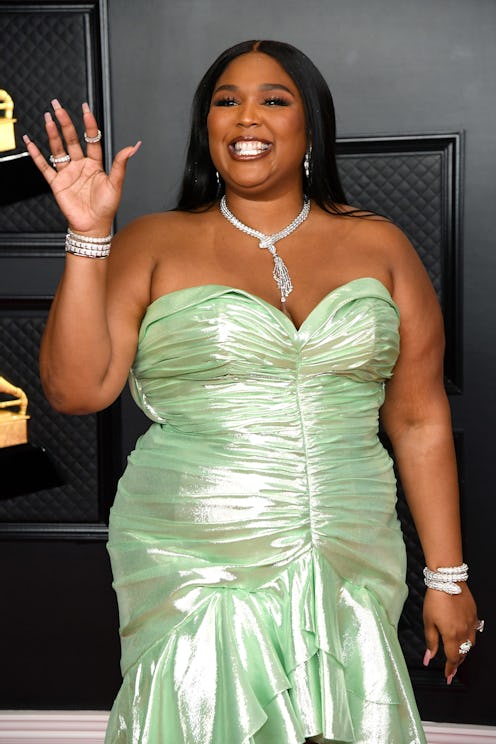 LOS ANGELES, CALIFORNIA - MARCH 14: Lizzo attends the 63rd Annual GRAMMY Awards at Los Angeles Conve...