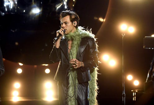 LOS ANGELES, CALIFORNIA: In this image released on March 14, Harry Styles performs onstage during th...