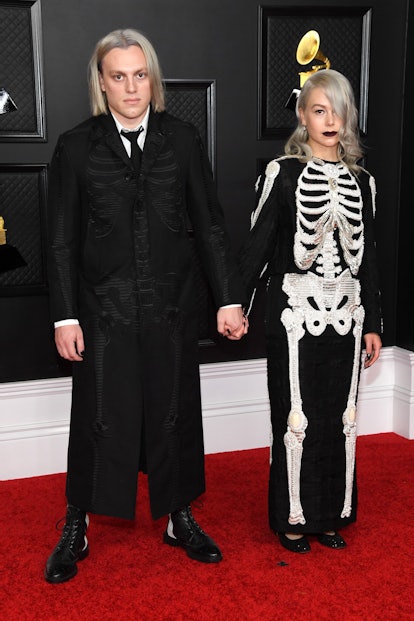 LOS ANGELES, CALIFORNIA - MARCH 14: (L-R) Jackson Bridgers and Phoebe Bridgers attend the 63rd Annua...