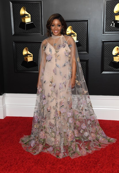 LOS ANGELES, CALIFORNIA: In this image released on March 14,  Mickey Guyton attends the 63rd Annual ...