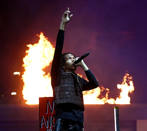 LOS ANGELES, CALIFORNIA - MARCH 14: In this image released on March 14th, Lil Baby performs at the 6...