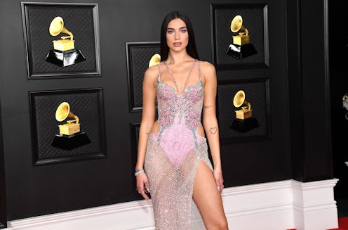 LOS ANGELES, CALIFORNIA - MARCH 14: Dua Lipa attends the 63rd Annual GRAMMY Awards at Los Angeles Co...