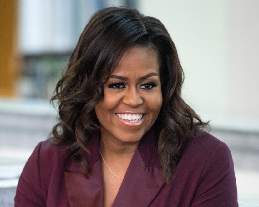 TACOMA, WASHINGTON - MARCH 24: Michelle Obama speaks with a local book group about her book "Becomin...