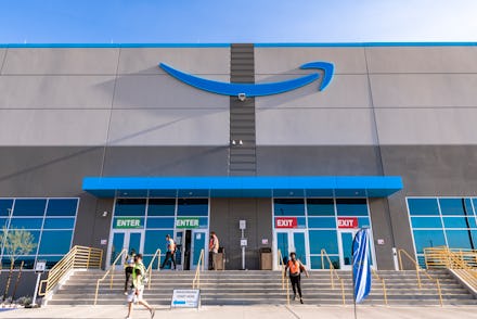 Henderson, Nevada, United States - August 17, 2020: Amazon fulfillment center exterior shot in Hende...