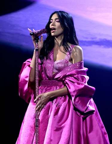 Dua Lipa performs onstage during the 63rd Annual GRAMMY Awards at Los Angeles Convention Center in L...