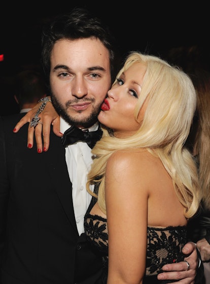 BEVERLY HILLS, CA - JANUARY 16:  (Exclusive Coverage) Matt Rutler and Christina Aguilera attend the ...