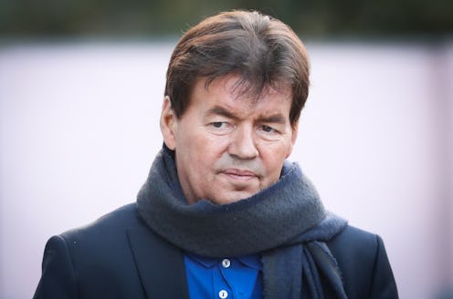Former Belgian politician Bernard Wesphael arrives for the second day of his trial before the Assiz...