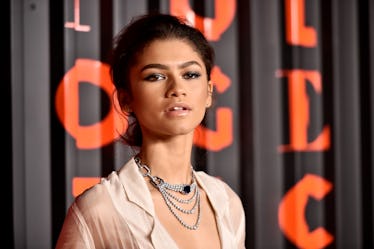 BROOKLYN, NEW YORK - FEBRUARY 06: Zendaya attends the Bvlgari B.zero1 Rock collection event at Dugga...