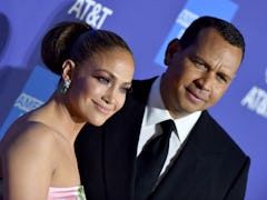 PALM SPRINGS, CALIFORNIA - JANUARY 02: Jennifer Lopez and Alex Rodriguez attend the 2020 Annual Palm...