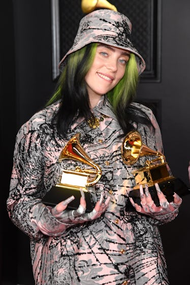 LOS ANGELES, CALIFORNIA - MARCH 14: Billie Eilish, winner of the Record of the Year award for 'Every...