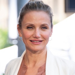 Actress Cameron Diaz attends Lucy Liu's Walk of Fame ceremony in Hollywood on May 1, 2019. - Lucy Li...