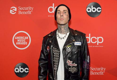 LOS ANGELES, CALIFORNIA - NOVEMBER 22: In this image released on November 22, Travis Barker attends ...