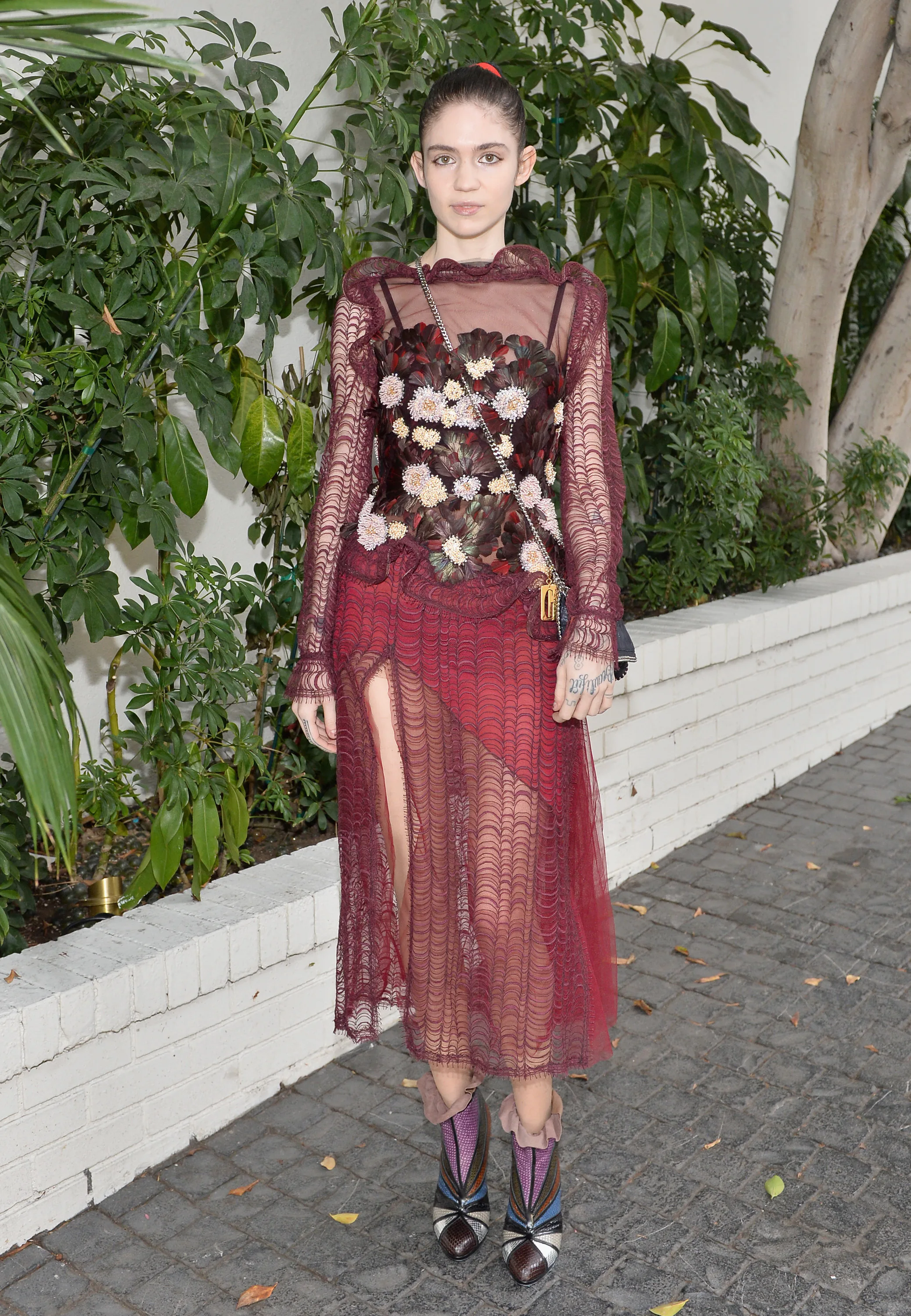 grimes red dress Grimes' Best Red Carpet Fashion Moments