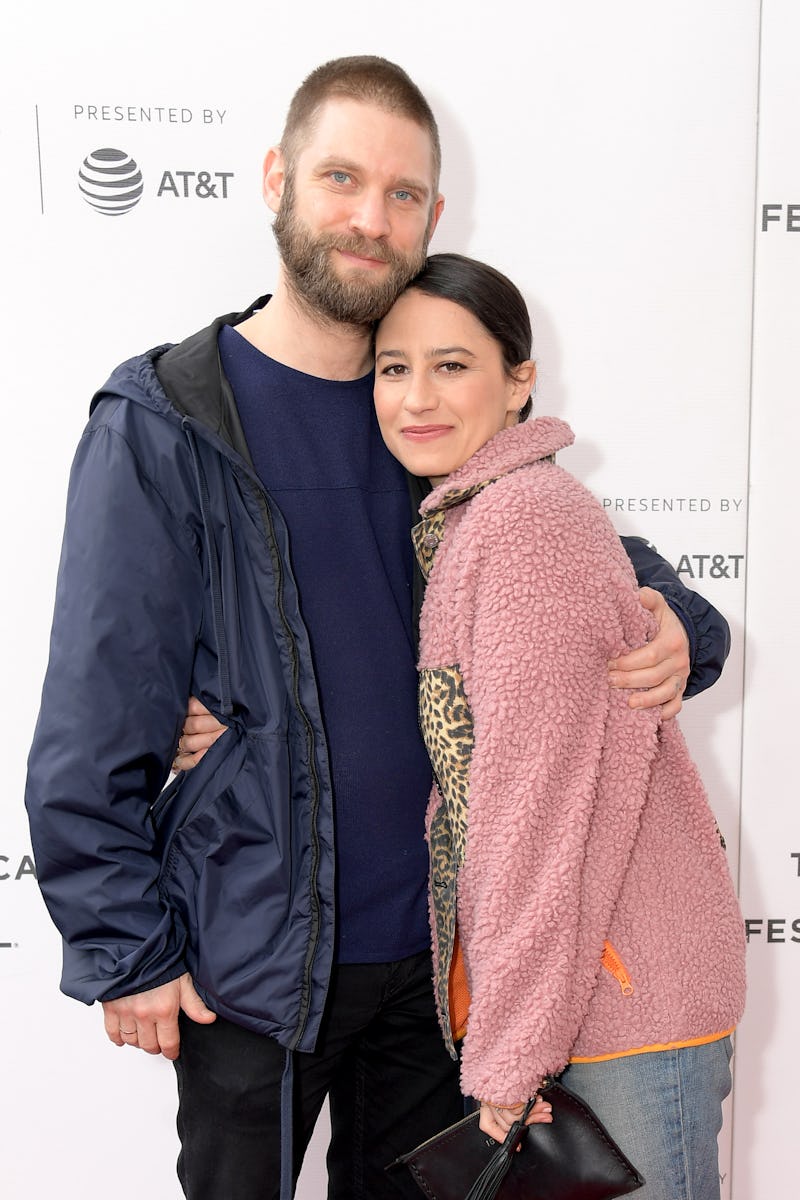 NEW YORK, NEW YORK - APRIL 28: David Rooklin and Ilana Glazer attend the "Lucky Grandma" screening d...