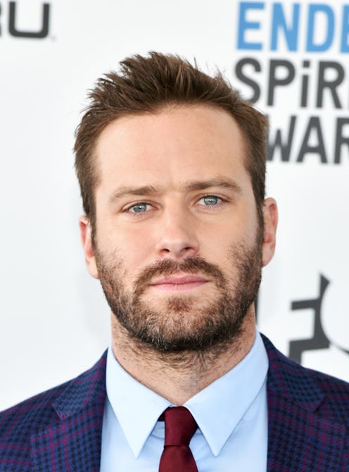 SANTA MONICA, CALIFORNIA - FEBRUARY 23: Armie Hammer attends the 2019 Film Independent Spirit Awards...