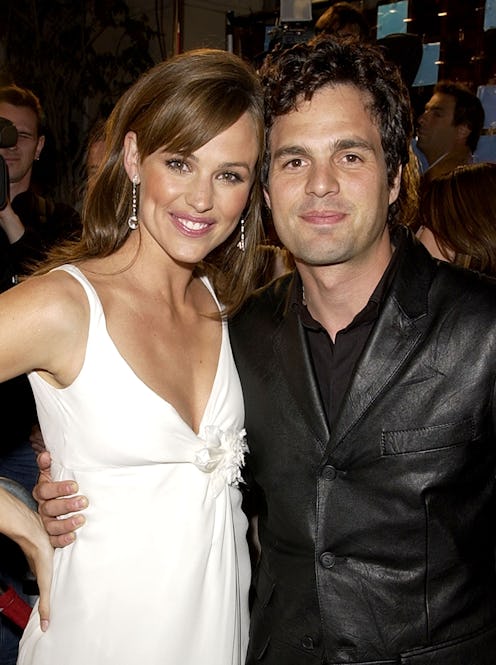 Jennifer Garner and Mark Ruffalo during "13 Going on 30" Premiere - Red Carpet at Mann's Theatre in ...