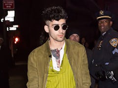 NEW YORK, NY - FEBRUARY 08: Singer-songwriter Zayn Malik is seen arriving to Tom Ford Women's Fall/W...